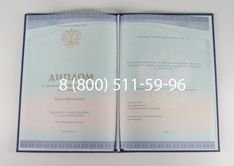 Диплом о среднем образовании (Спецбланк) 2014-2024 года в Рыбинске